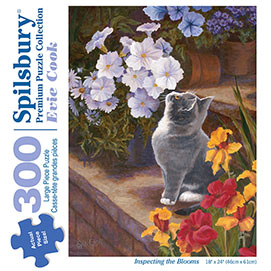 Inspecting The Blooms 300 Large Piece Jigsaw Puzzle