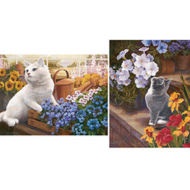 Set of 2: Evie Cook 300 Large Piece Jigsaw Puzzles