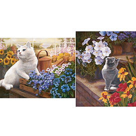 Set of 2: Evie Cook 1000 Large Piece Jigsaw Puzzles