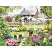 Cottage Garden 1000 Large Piece Jigsaw Puzzle