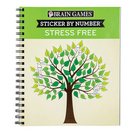 Sticker By Number Book - Stress Free