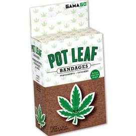 Weed Pot Leaf Bandages