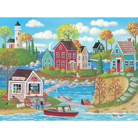 Autumn In Chestnut Cove 300 Large Piece Jigsaw Puzzle