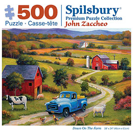 Down On The Farm 500 Piece Jigsaw Puzzle