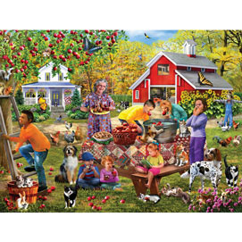 Apple Picking Delight 300 Large Piece Jigsaw Puzzle