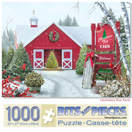 Christmas Tree Farm 1000 Piece Jigsaw Puzzle