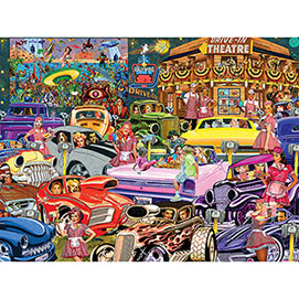 The Drive In 500 Piece Jigsaw Puzzle