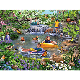 Waterfall Fun 300 Large Piece Jigsaw Puzzle