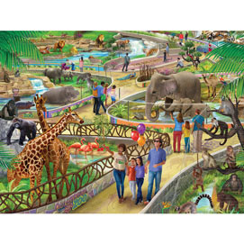 Zoo Adventure 500 Piece Jigsaw Puzzle