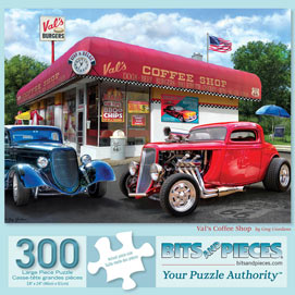 Val's Coffee Shop 300 Large Piece Jigsaw Puzzle