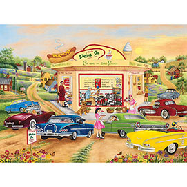 The Drive In 1000 Piece Jigsaw Puzzle