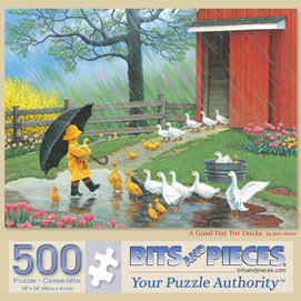 A Good Day For Ducks 500 Piece Jigsaw Puzzle