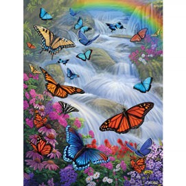 Butterfly Paradise 500 Piece Jigsaw Puzzle