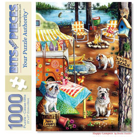 Happy Campers 1000 Piece Jigsaw Puzzle