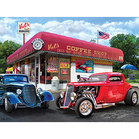 Val's Coffee Shop 500 Piece Jigsaw Puzzle