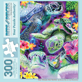 Day Dream Sea Turtles 300 Large Piece Jigsaw Puzzle