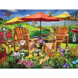 Garden Umbrellas 500 Piece Jigsaw Puzzle