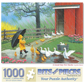 A Good Day For Ducks 1000 Piece Jigsaw Puzzle