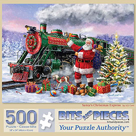 Santa's Christmas Express 500 Piece Jigsaw Puzzle