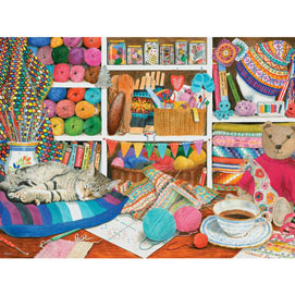 Knit And Crochet 500 Piece Jigsaw Puzzle