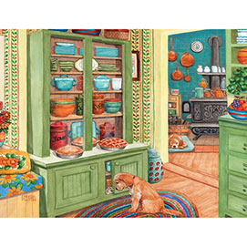 Keeping the Pies Safe 500 Piece Jigsaw Puzzle