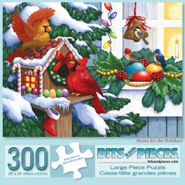 Home for the Holidays 300 Large Piece Jigsaw Puzzle