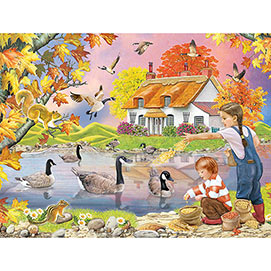 Welcoming Our Autumn Visitors 1000 Piece Jigsaw Puzzle