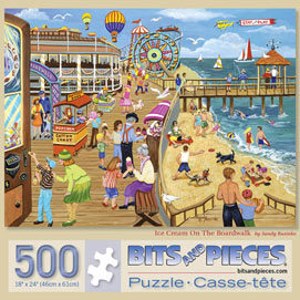Ice Cream on the Boardwalk 500 Piece Jigsaw Puzzle