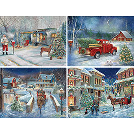 Set of 4: Ruane Manning 500 Piece Jigsaw Puzzles