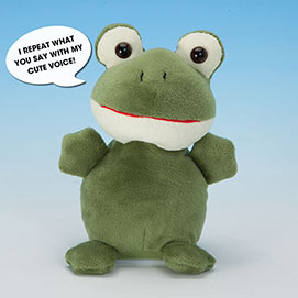 Talking Frog Plush Toy