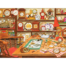 Clockmaker Workshop 300 Large Piece Jigsaw Puzzle