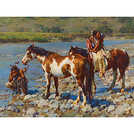 At the River's Edge 300 Large Piece Jigsaw Puzzle