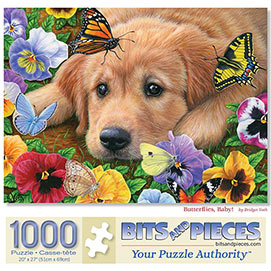 Butterflies, Baby! 1000 Piece Jigsaw Puzzle