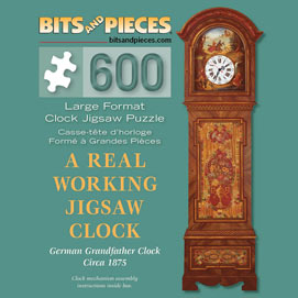 Father Time 600 Large Piece Shaped Jigsaw Puzzle