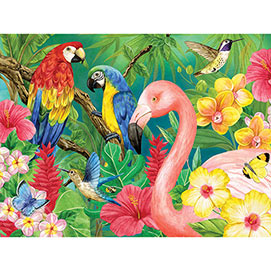 Tropical Birds 300 Large Piece Jigsaw Puzzle