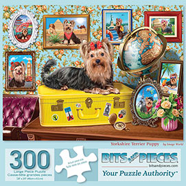 Yorkshire Terrier Puppy 300 Large Piece Jigsaw Puzzle