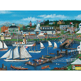 Port Townsend Wooden Boats 300 Large Piece Jigsaw Puzzle
