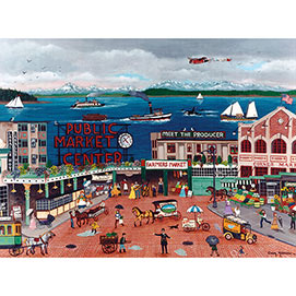 Pike Place Market 300 Large Piece Jigsaw Puzzle