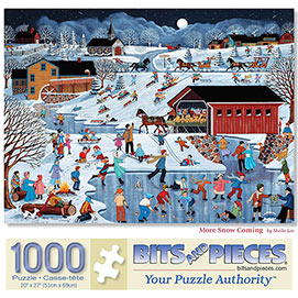More Snow Coming 1000 Piece Jigsaw Puzzle
