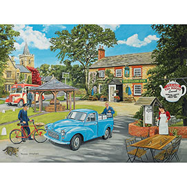 The Village Tea Rooms 300 Large Piece Wood Jigsaw Puzzle