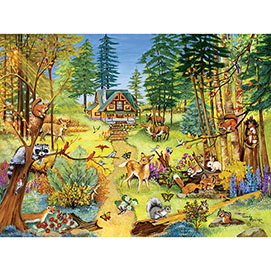 Forest Clearing 300 Large Piece Jigsaw Puzzle