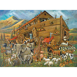 After the Flood 300 Large Piece Wood Jigsaw Puzzle