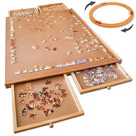 Standard Spinning Wooden Puzzle Plateau