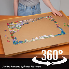 Jumbo Spinning Wooden Puzzle Plateau