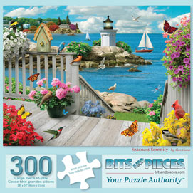 Seacoast Serenity 300 Large Piece Jigsaw Puzzle