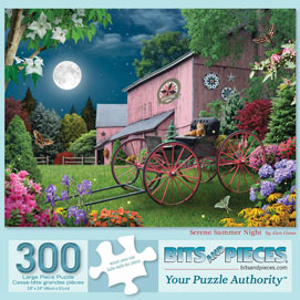 Serene Summer Night 300 Large Piece Jigsaw Puzzle