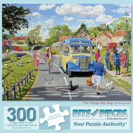 The Village Bus Stop 300 Large Piece Jigsaw Puzzle