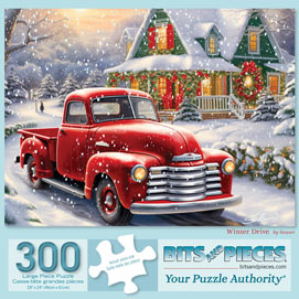 Winter Drive 300 Large Piece Jigsaw Puzzle