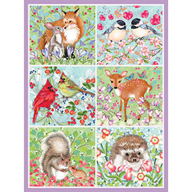 Forest Love Quilt 300 Large Piece Jigsaw Puzzle