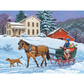 Snow Day 300 Large Piece Jigsaw Puzzle